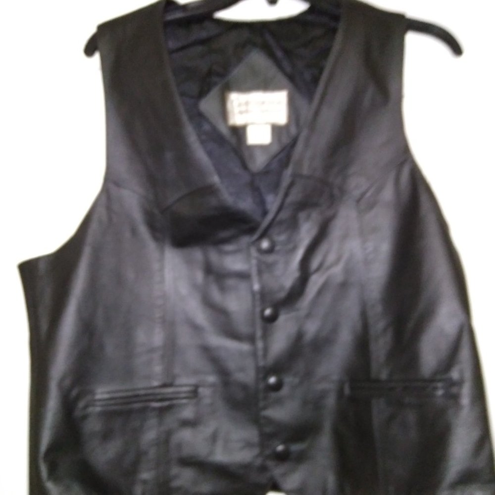 Continental Leather Vest